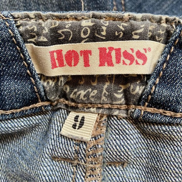 Hot Kiss Ava Jean Short Overalls - Size 9 - Picture 4 of 9